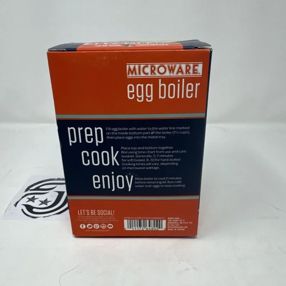 *NEW* Nordic‎ ware microwave egg boiler microwave